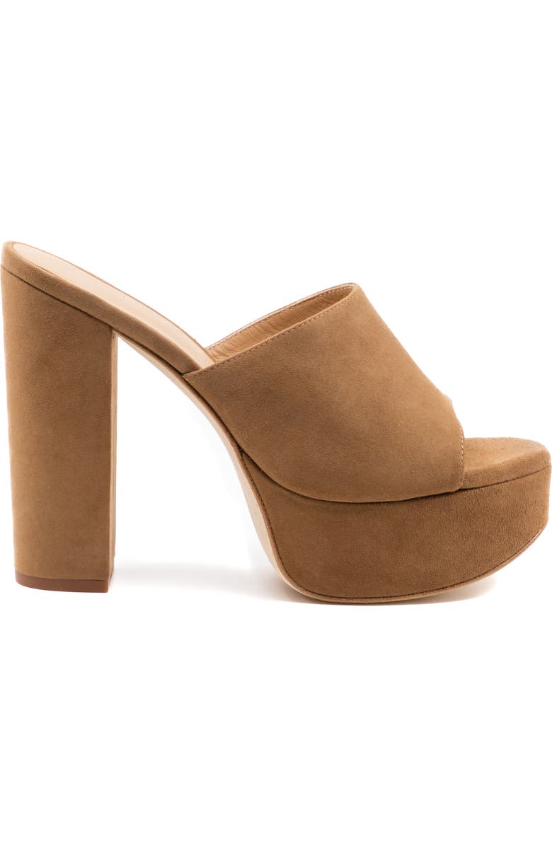 Andrea Gomez Fabiola Suede Platform, Main, color, Camel