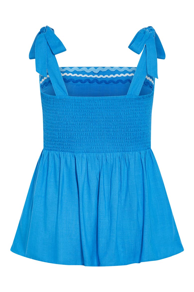 Paradiso Tie Strap Tank, Alternate, color, ICE BLUE
