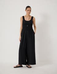 Hush Wrenna Gathered Straps Airflow Jumpsuit