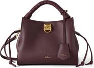 Mulberry Small Iris Leather Top Handle Bag