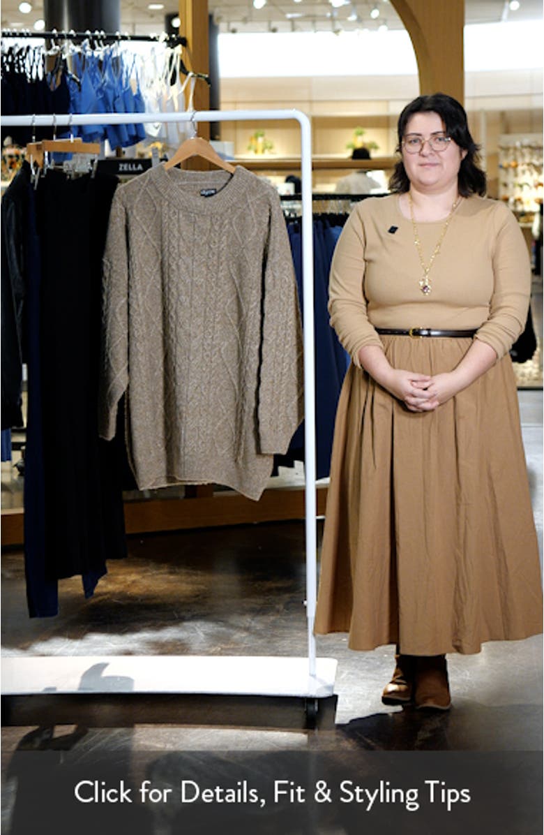 Jojo Oversize Fisherman Sweater, sales video thumbnail