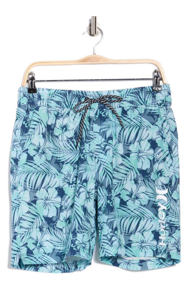 Double High Volley Swim Shorts, Alternate, color, INDUSTRIAL BLUE