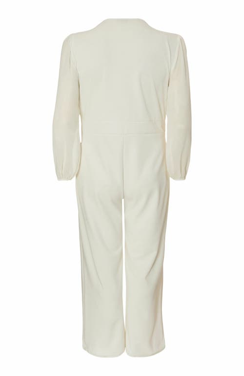 QUIZ QUIZ PLUS SIZE CHIFFON WRAP BUCKLE JUMPSUIT