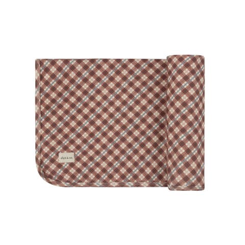 Velour Plaid Bear Collection - Blanket