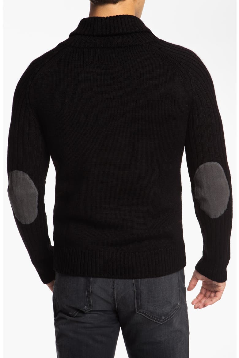 Shawl Collar Cardigan, Alternate, color, BLACK