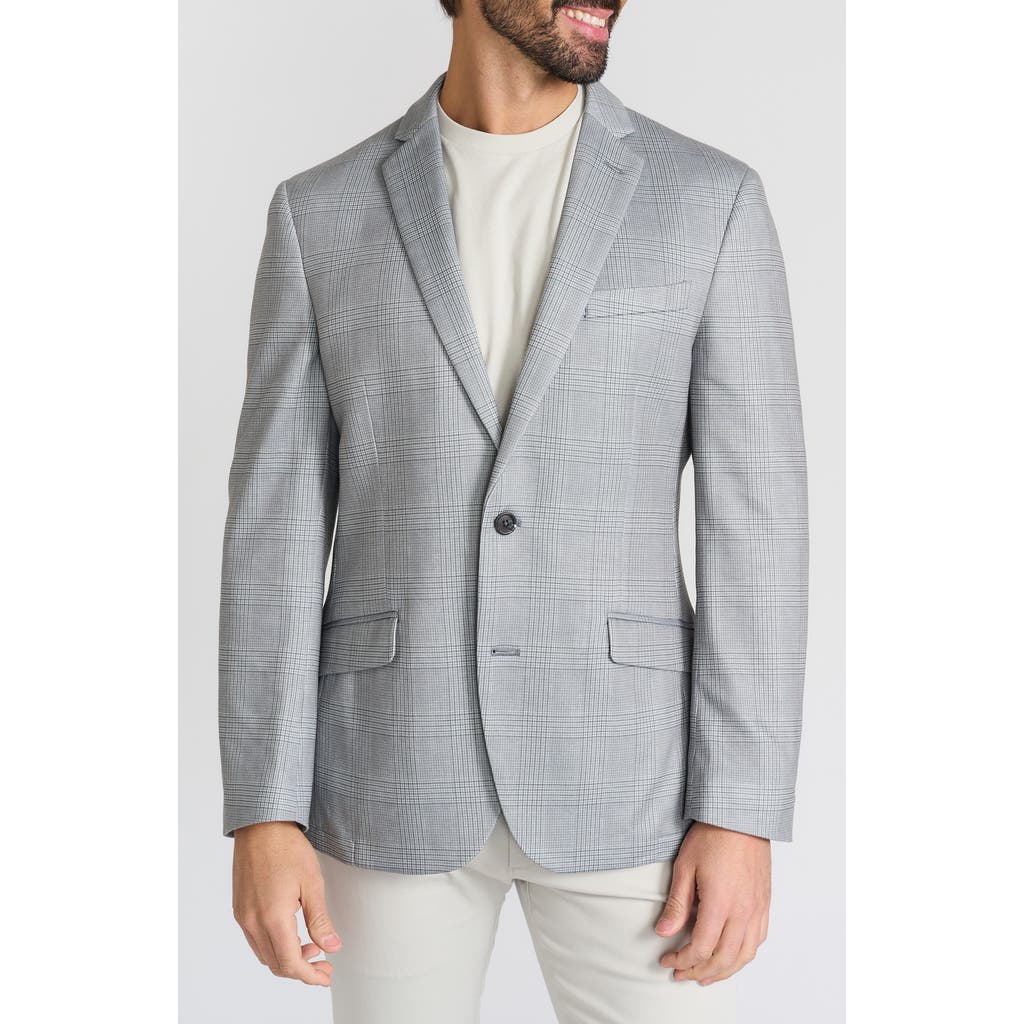 Savile Row Co Shoreditch Plaid Knit Blazer