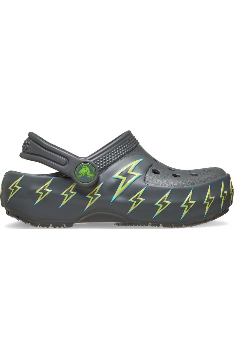 CROCS Kids' Classic Bot Light-Up Clog, Alternate, color, Carbon