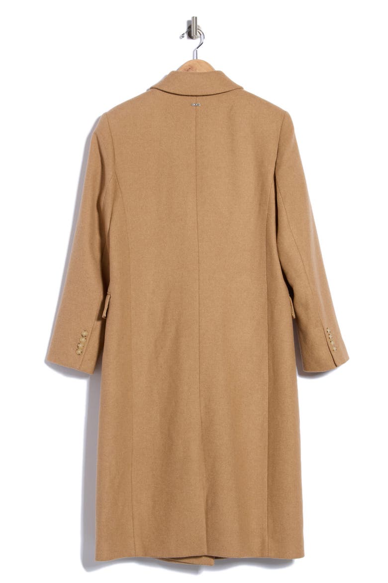 Callaf Double Breasted Coat, Alternate, color, MED BGE