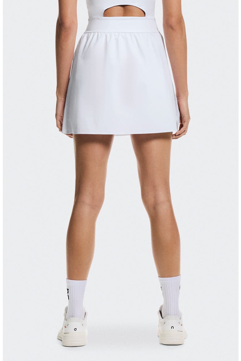 Court Split Performance Dress, Alternate, color, WHITE