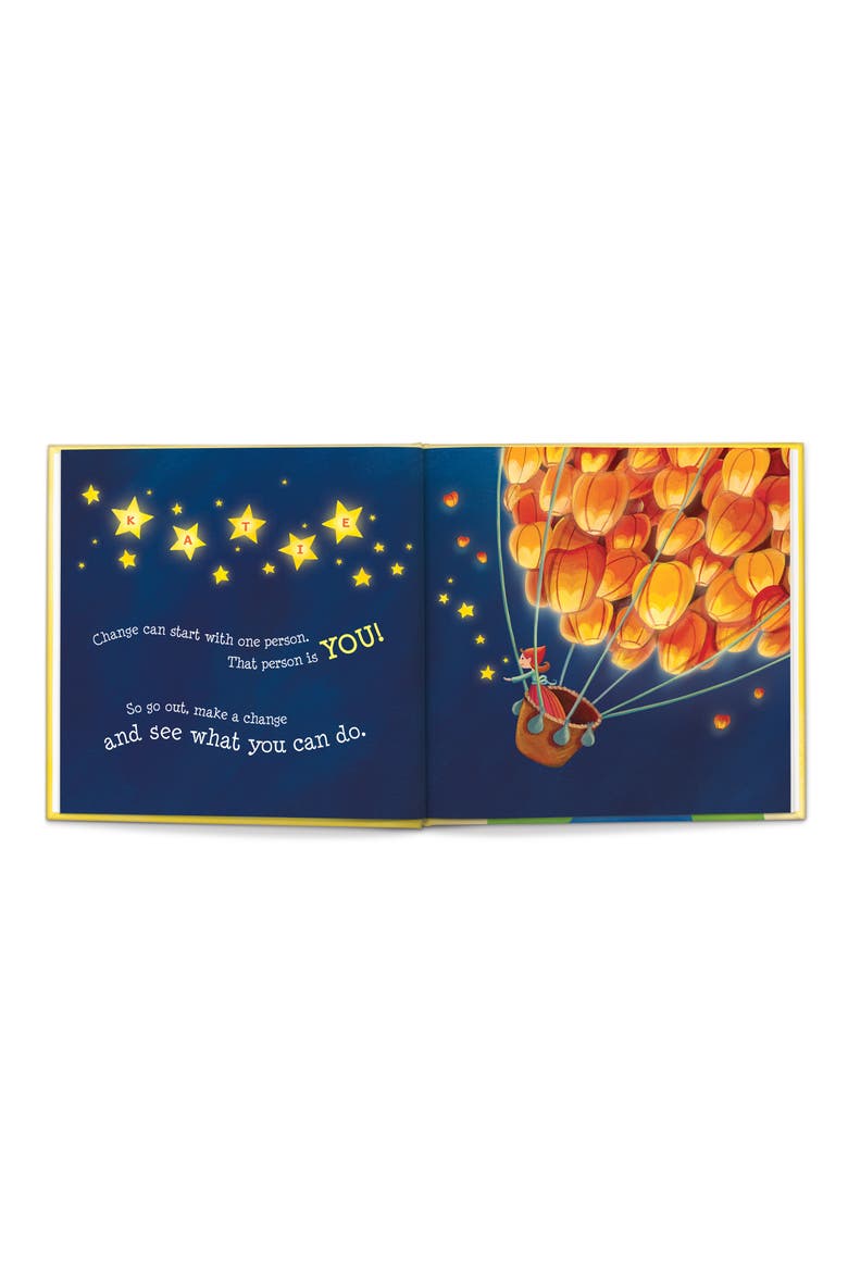 'I Can Change the World!' Personalized Book, Alternate, color, GIRL
