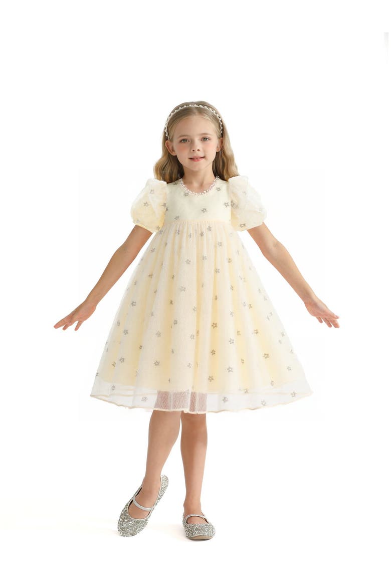 Stella Tulle Dress, Alternate, color, Cream