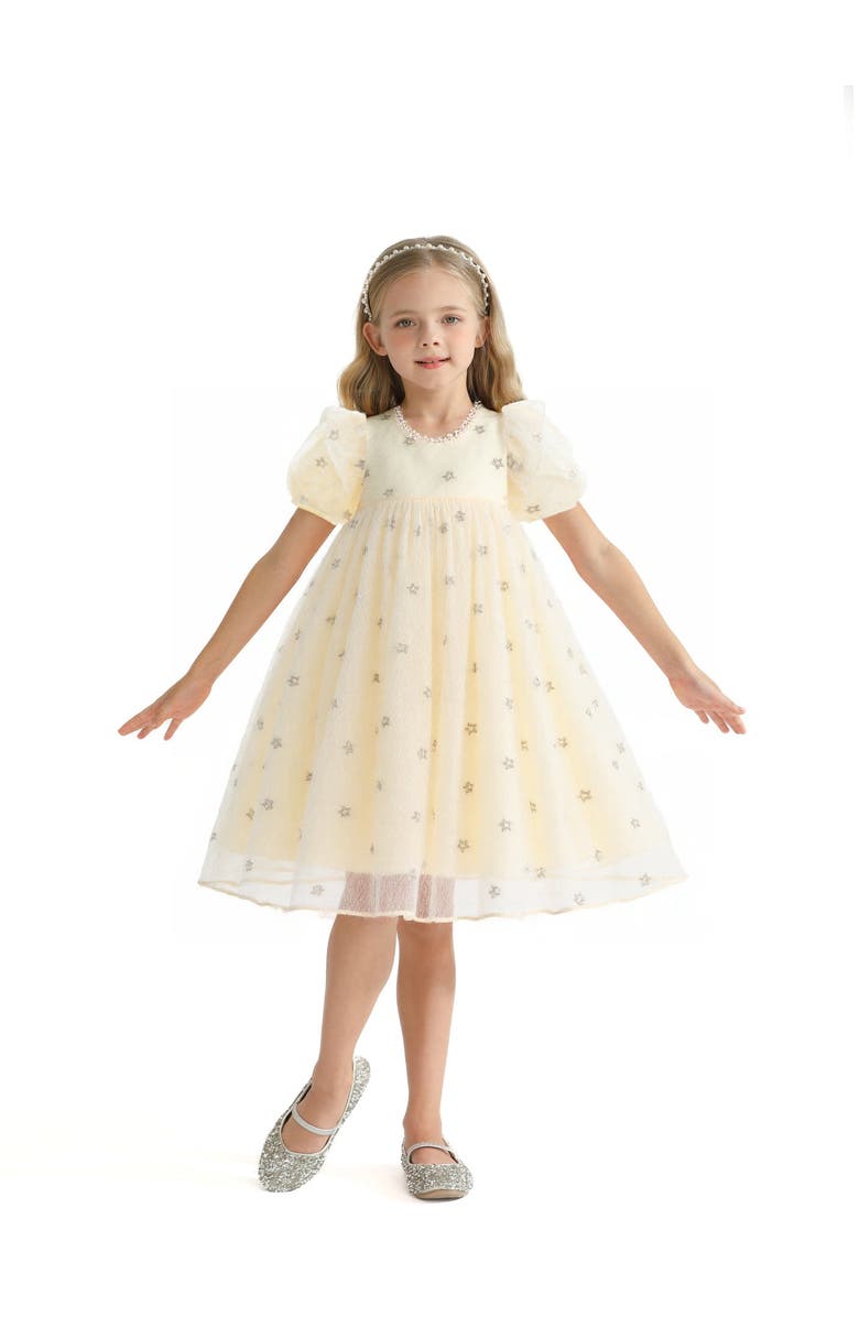Sweet Cactus Stella Tulle Dress, Alternate, color, Cream