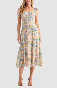 Tie Strap Midi Dress