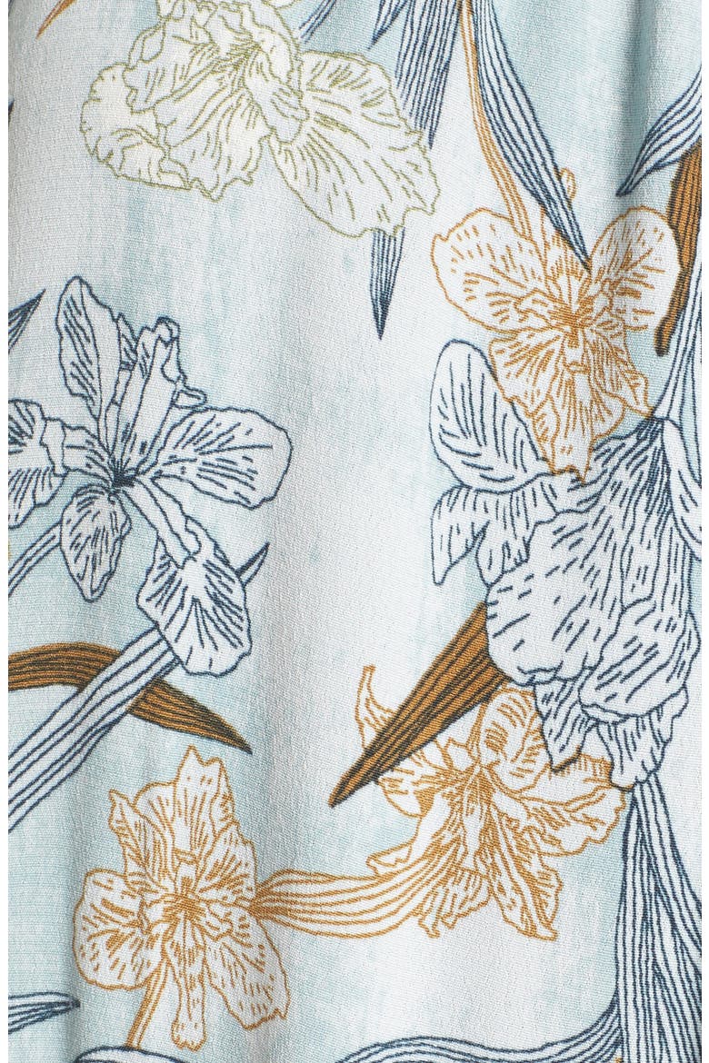 Print Halter Dress, Alternate, color, GREY MIC MO FLR