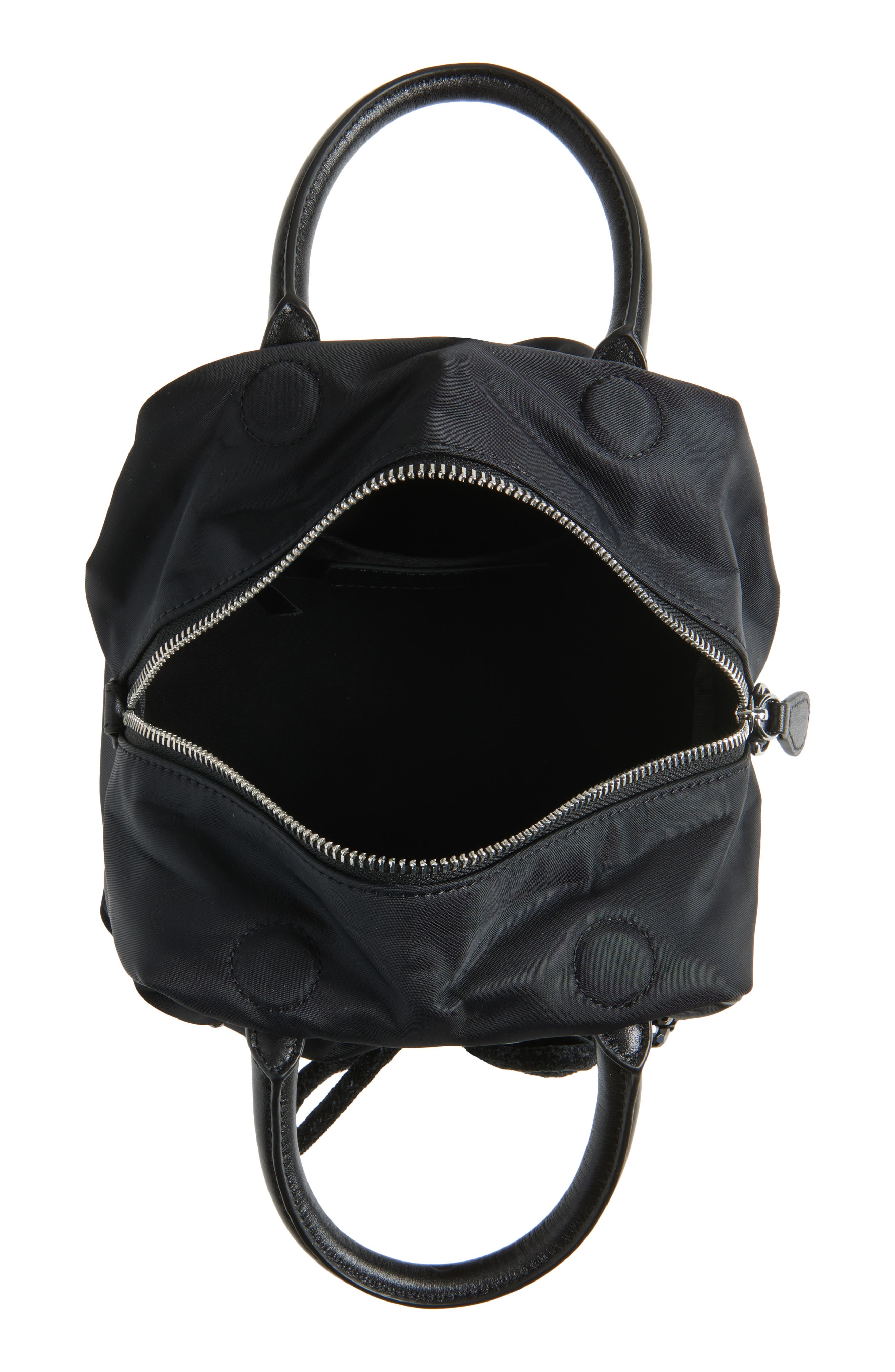 Simone Rocha Mini Embellished Pleated Top Handle Bag, Alternate, color, Black/ Black/ Jet