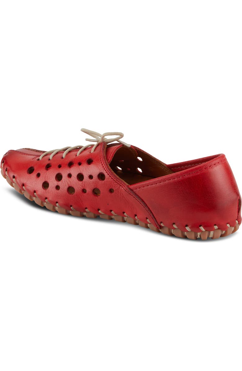 Spring Step Moonwalk Perforated Leather Shoe, Alternate, color,