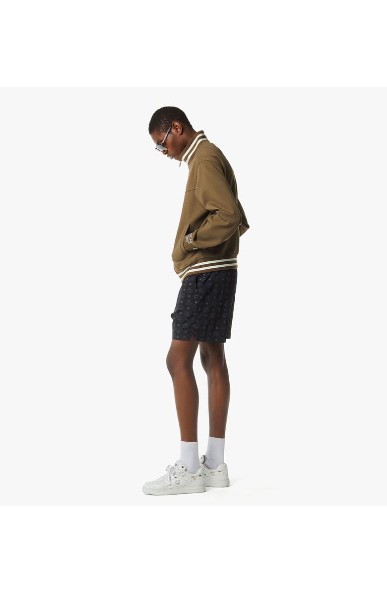 MCM Essential Logo Ponte Track Jacket, Alternate, color, Green