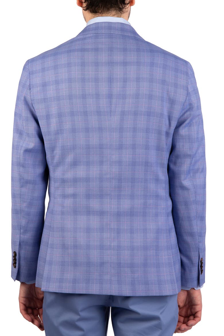 Shadow Plaid Sport Coat, Alternate, color, BLUE