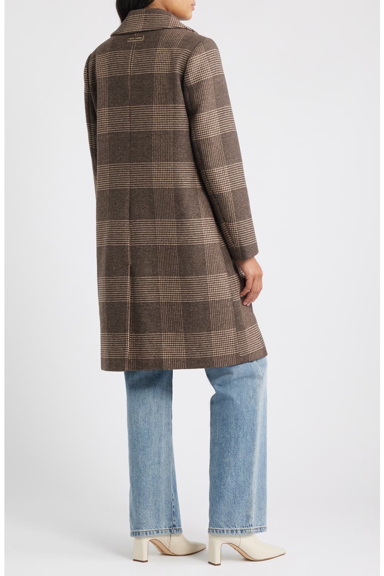 Wool Blend Coat, Alternate, color, TAUPE GLEN PLAID