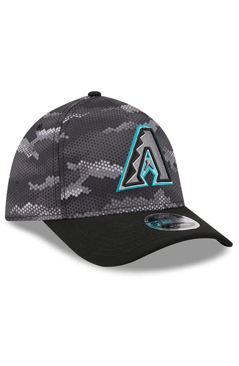 New Era Men's New Era Black Arizona Diamondbacks Camo 39THIRTY A-Frame Flex Hat, Alternate, color, Black