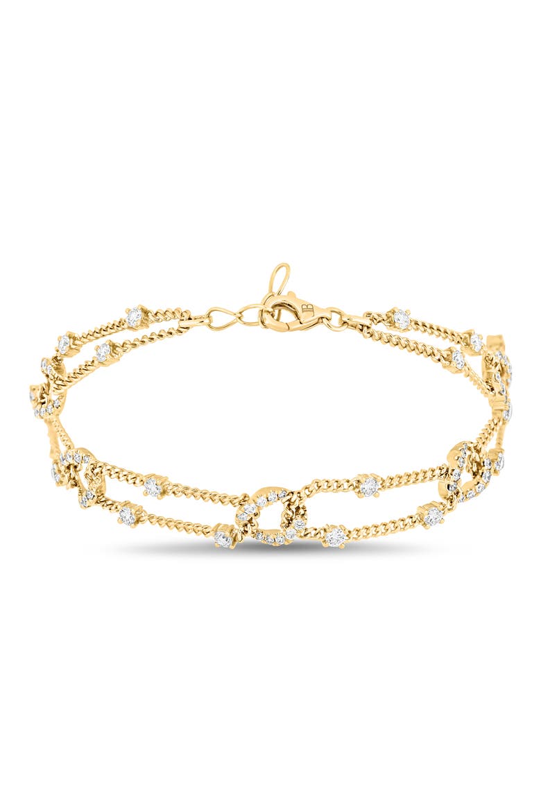 18K Gold Varda Diamond Line Bracelet (Online Trunk Show), Alternate, color, 18K YELLOW GOLD/ DIAMOND