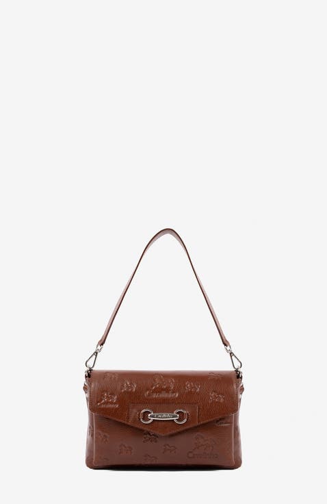 Cavalo Lusitano 546 Embossed Leather Handbag