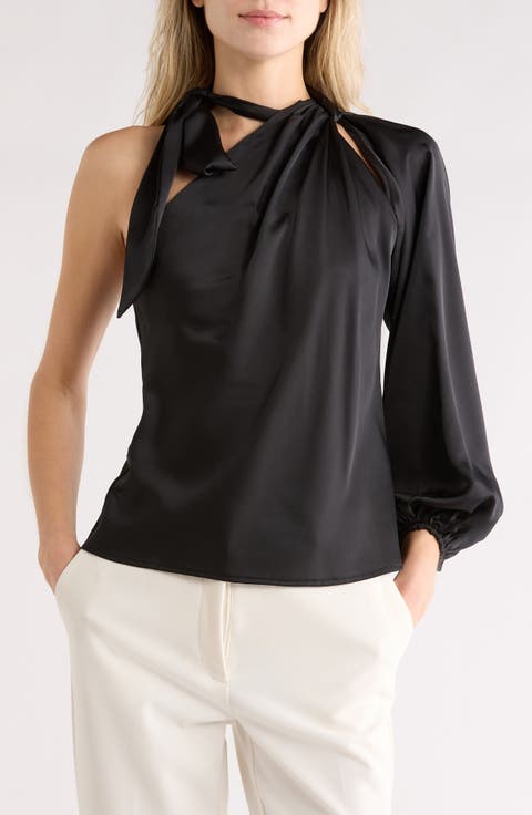 One-Shoulder Tie Top