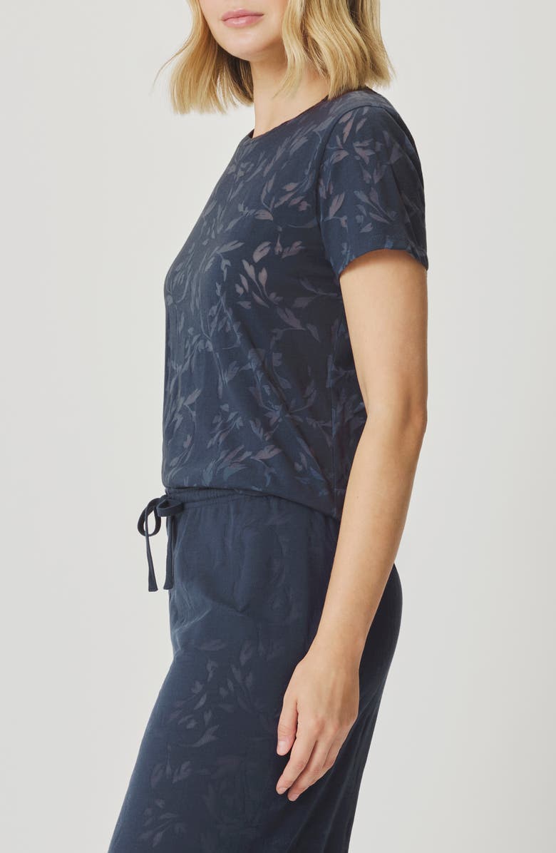 Splendid Air Burnout T-Shirt, Alternate, color, Mood Indigo Blue