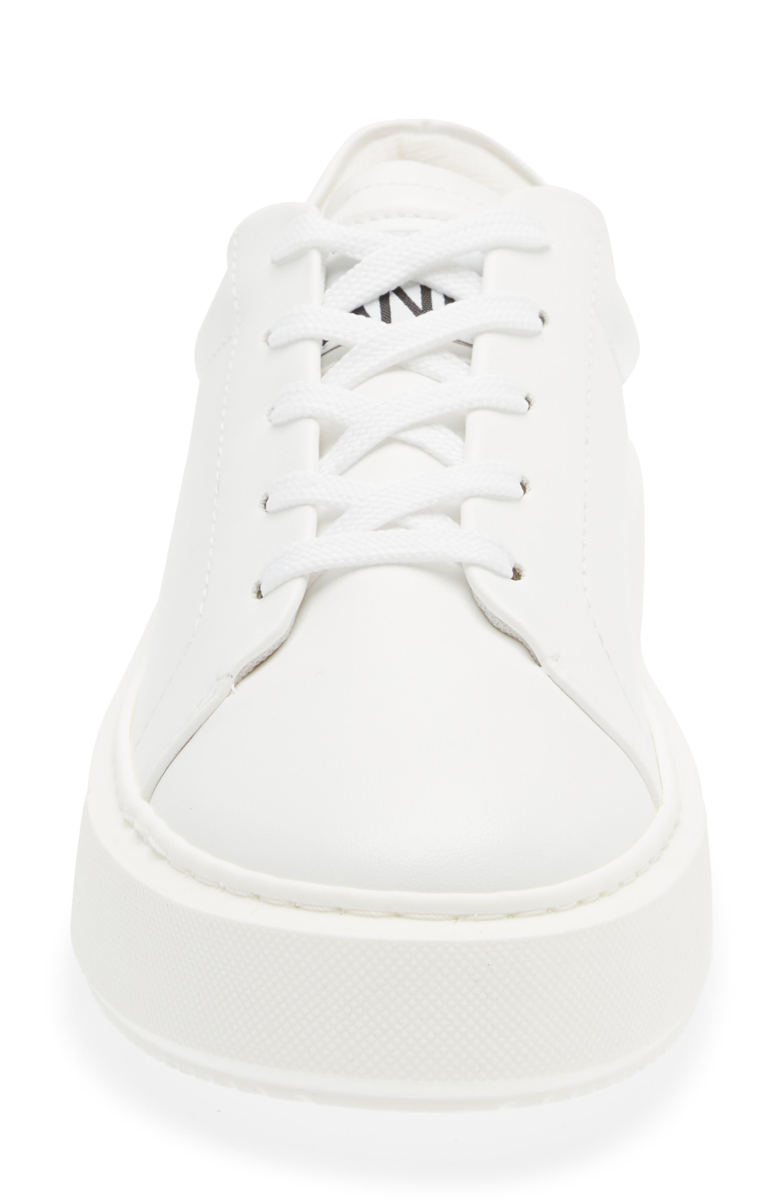 Ganni Sporty Mix Monochrome Sneaker, Alternate, color, 