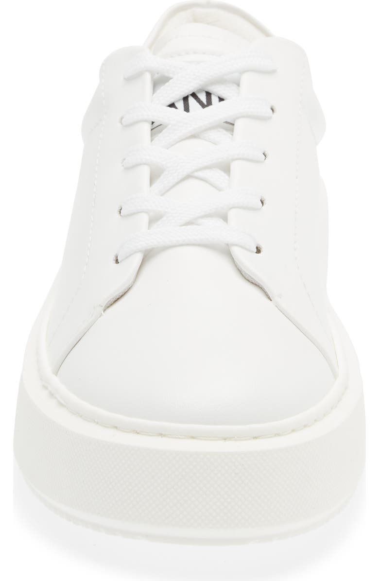 Ganni Sporty Mix Monochrome Sneaker, Alternate, color,