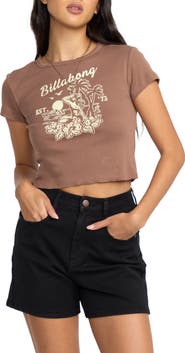 Billabong Tropic Happenings Cotton Graphic T-Shirt