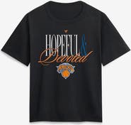 FANATICS Women's Fanatics Black New York Knicks Hopeful & Devoted Legacy Cotton T-Shirt