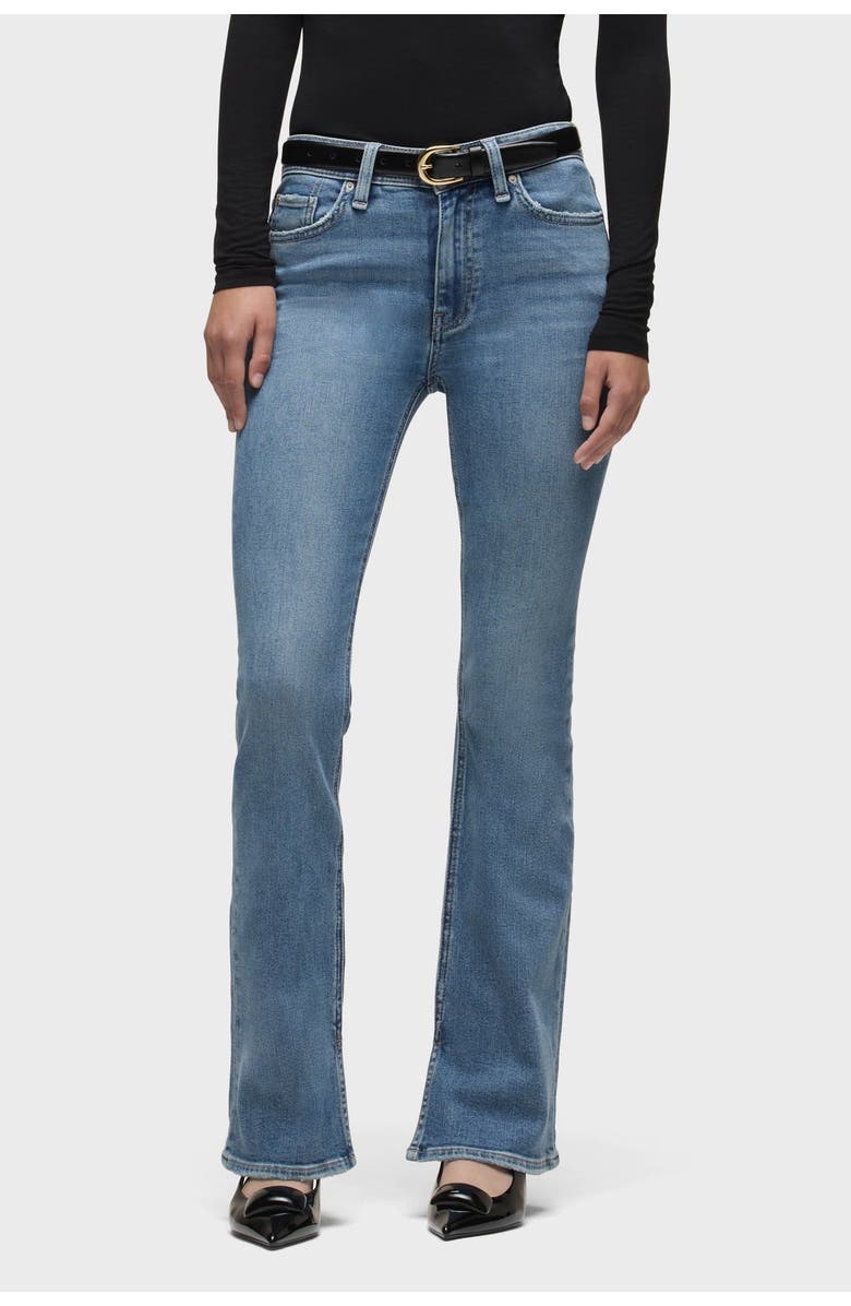 Hudson Jeans Barbara High-Rise Bootcut W/ Flap, Main, color, Reflection