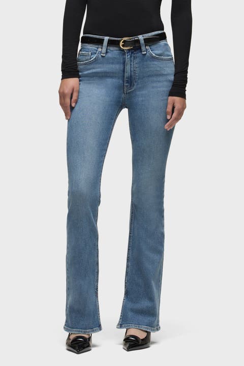 Barbara High-Rise Bootcut W/ Flap