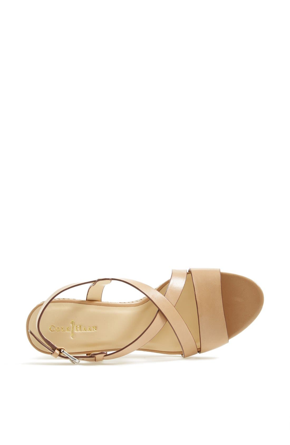 'Taylor' Wedge Sandal, Alternate, color, SANDSTONE
