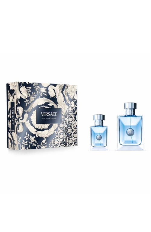 Versace Pour Homme Eau De Toilette Gift Set $189 Value In Transparent