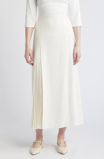 Hugo Boss Vateza Skirt In Soft Cream