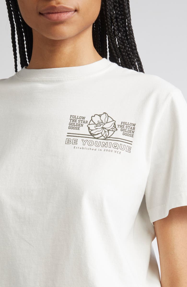 Golden Goose Journey Regular Fit Graphic T-Shirt, Alternate, color, Artic Wolf