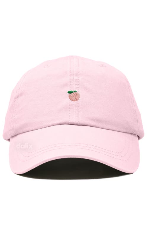 Dalix Lil Peach Dad Cap In Pink