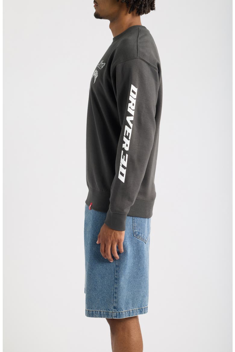 Driver 3.0 Graphic Cotton Blend Sweatshirt, Alternate, color, VINTAGE BLACK