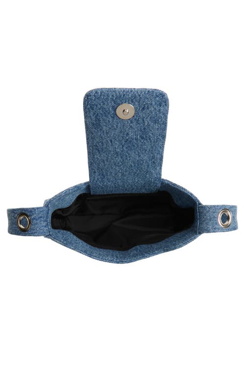 Justine Clenquet Dylan Denim Top Handle Bag In Denim Blue