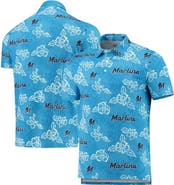 Reyn Spooner Men's Reyn Spooner Blue Miami Marlins Performance Polo