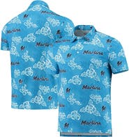 Reyn Spooner Men's Reyn Spooner Blue Miami Marlins Performance Polo