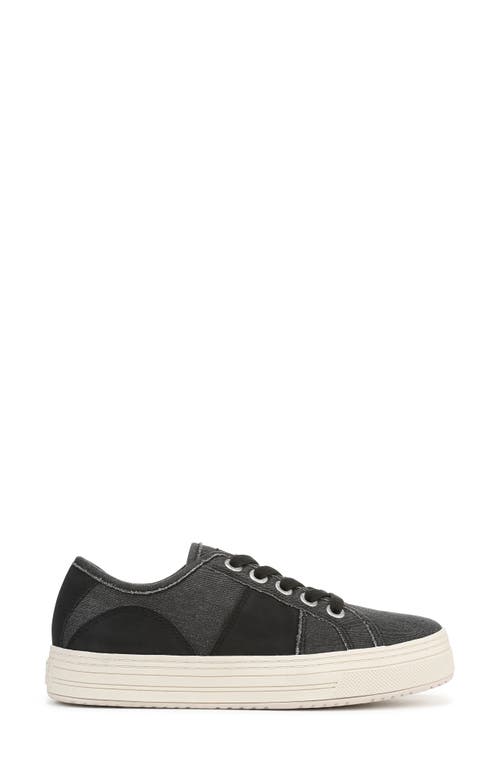 Blowfish Malibu Super Smiled Washed Canvas Sneaker In Black