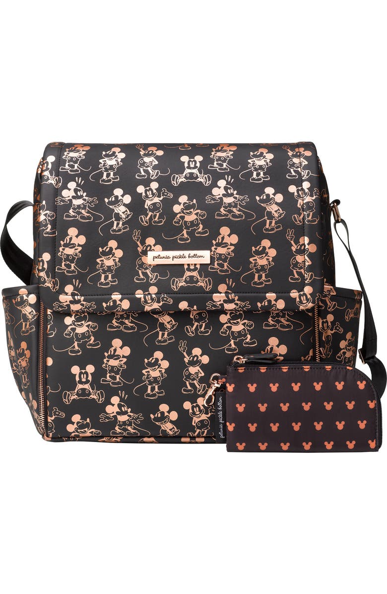 Petunia Pickle Bottom x Disney Mickey Mouse Boxy Diaper Bag, Main, color,