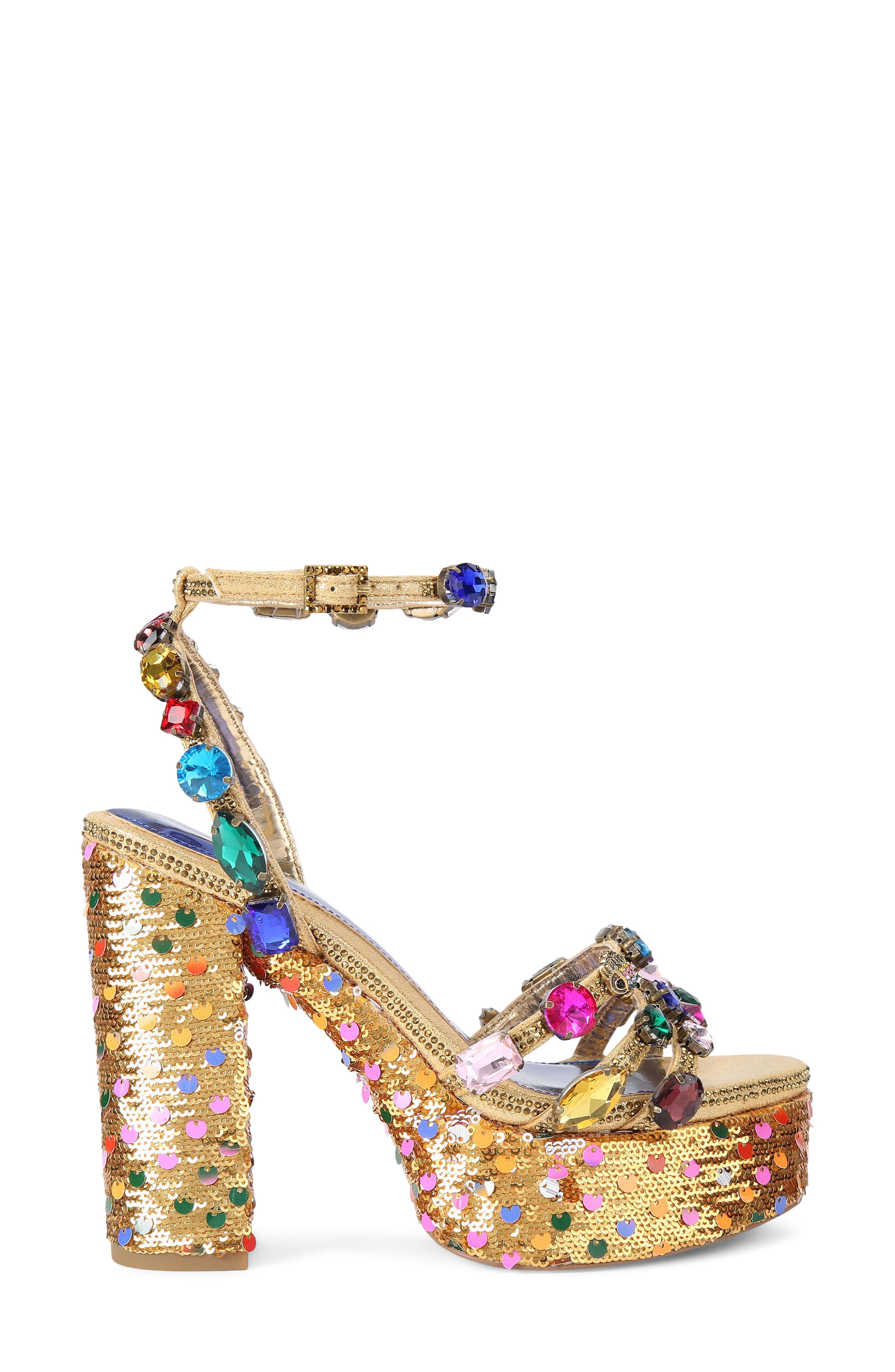Kurt Geiger London Kensington Platform Sandal, Main, color, Open Yellow