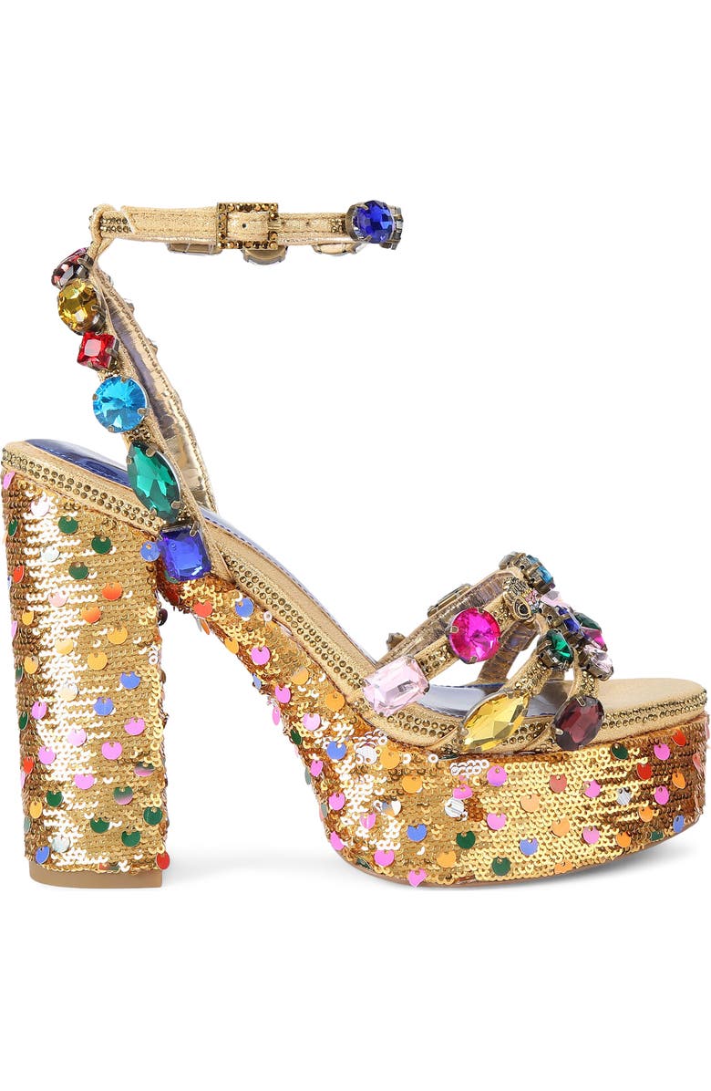 Kurt Geiger London Kensington Platform Sandal, Main, color, Open Yellow