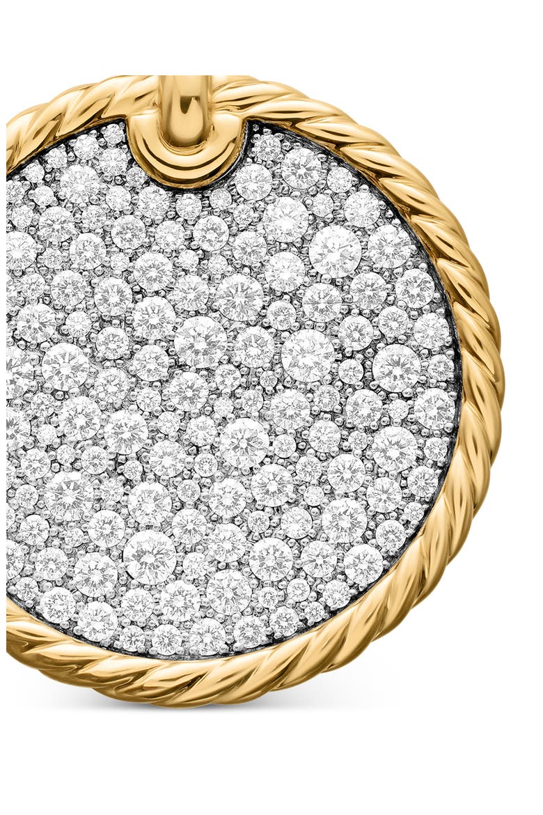 Elements Disc Pendant, Alternate, color, DIAMOND/ YELLOW GOLD