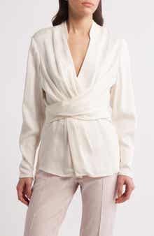 BOSS Bimkai Front Wrap Top