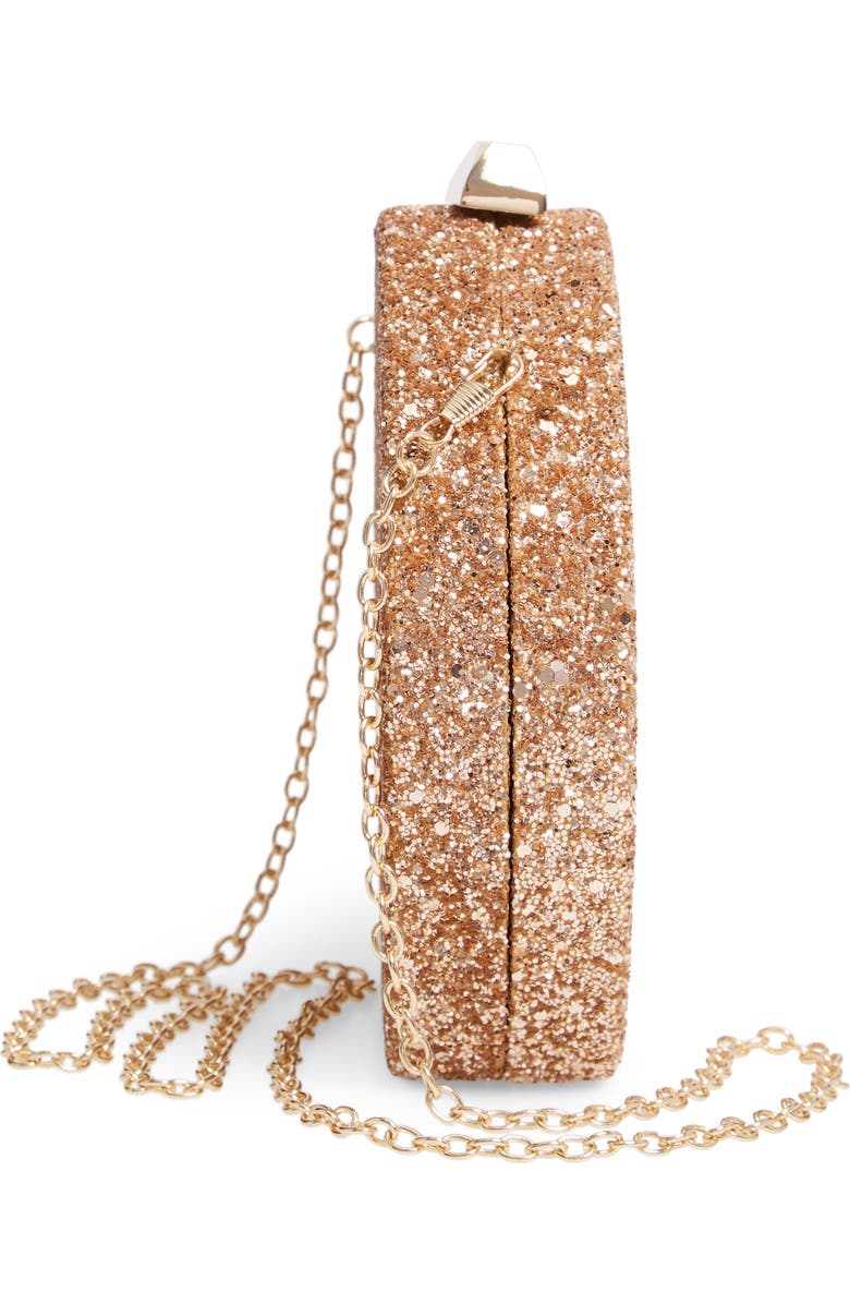 NATASHA Tasha Glitter Clutch, Alternate, color,